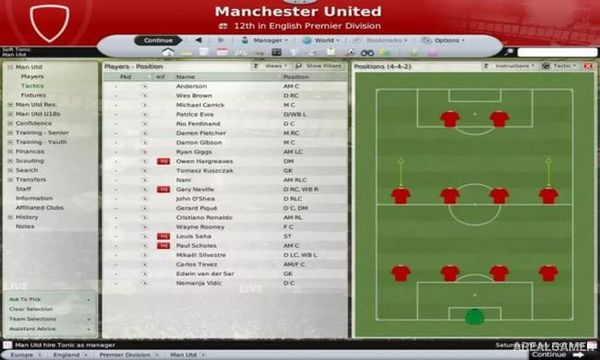 Football Manager 2008 Screenshot 1