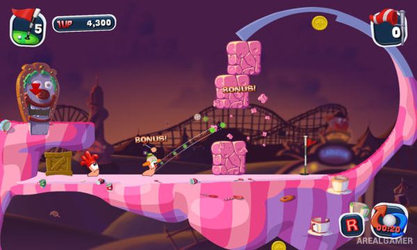 Worms Crazy Golf Screenshot 1
