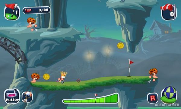 Worms Crazy Golf Screenshot 3