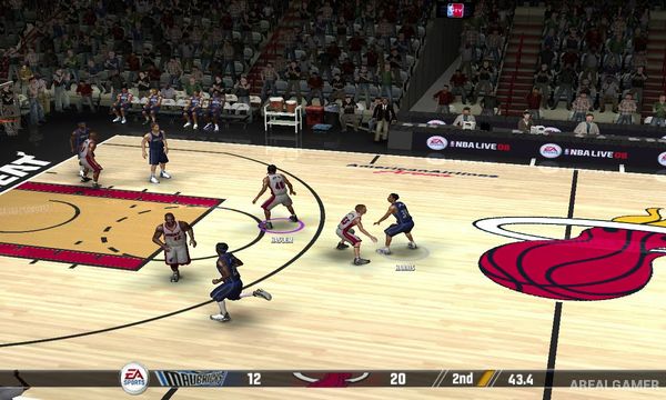 NBA Live 08 Screenshot 1