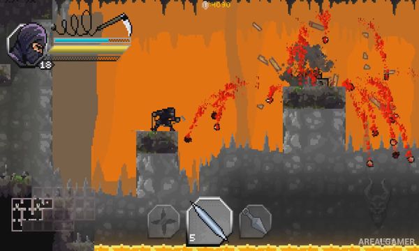 Pixel Shinobi Nine demons of Mamoru Screenshot 1