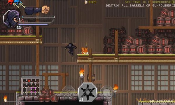 Pixel Shinobi Nine demons of Mamoru Screenshot 2