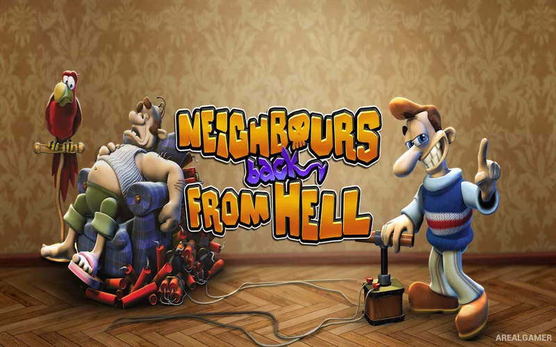 Neighbours back From Hell Cover Art, Free Download, PC Game, Full Version