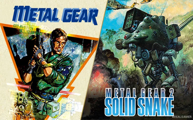 METAL GEAR & METAL GEAR 2: Solid Snakes Cover Art, Free Download, PC Game, Full Version