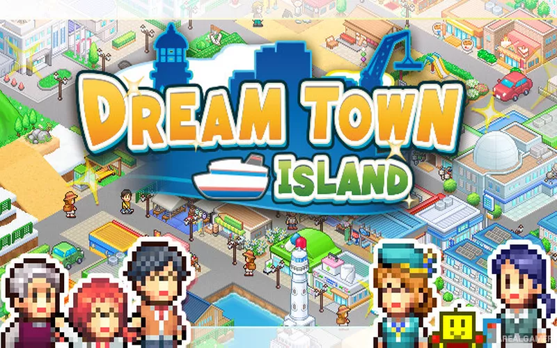 Dream Town Island Cover Art, Free Download, PC Game, Full Version