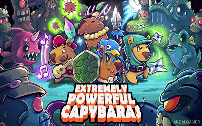Extremely Powerful Capybaras Cover Art, Free Download, PC Game, Full Version