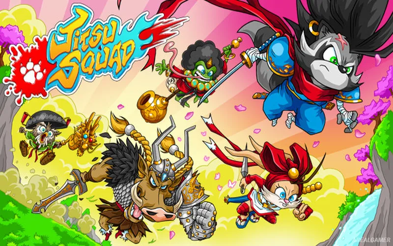Jitsu Squad Cover Art, Free Download, PC Game, Full Version