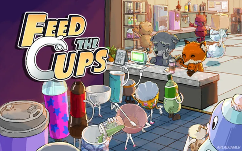 Feed the Cups Cover Art, Free Download, PC Game, Full Version