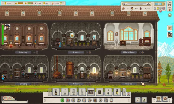 Ale Abbey - Monastery Brewery Tycoon Screenshot 1, Free Download, PC Game, Full Version