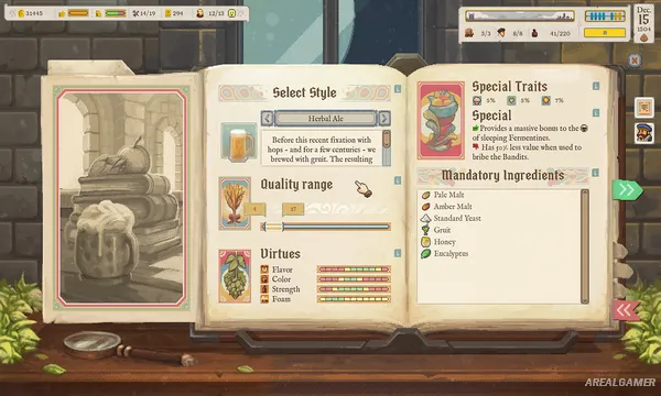 Ale Abbey - Monastery Brewery Tycoon Screenshot 2, Free Download, PC Game, Full Version