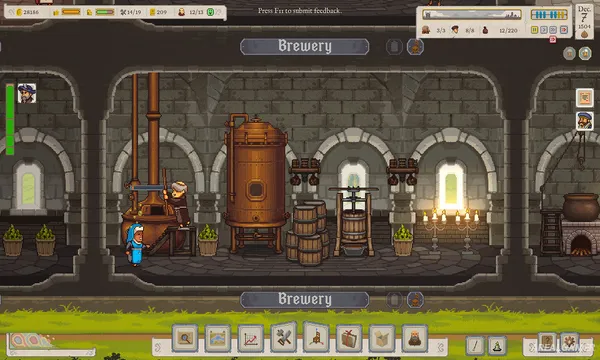 Ale Abbey - Monastery Brewery Tycoon Screenshot 3, Free Download, PC Game, Full Version