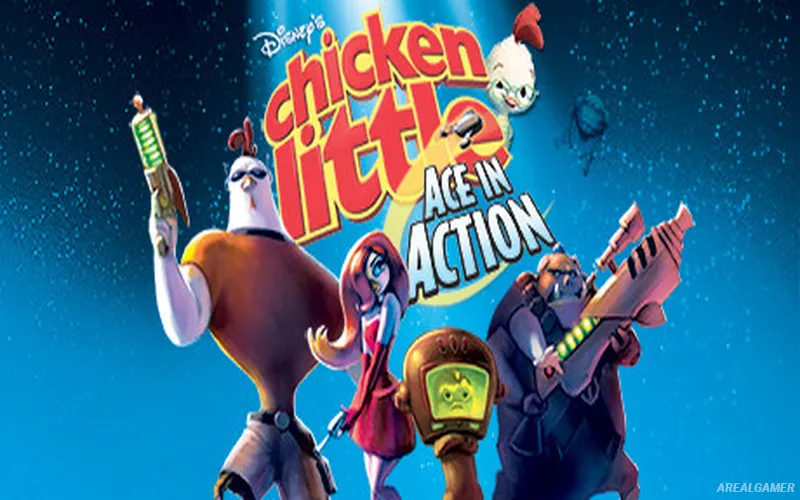 Disney's Chicken Little: Ace in Action Cover Art, Free Download, PC Game, Full Version