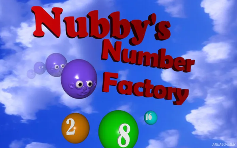 Nubby's Number Factory Cover Art, Free Download, PC Game, Full Version