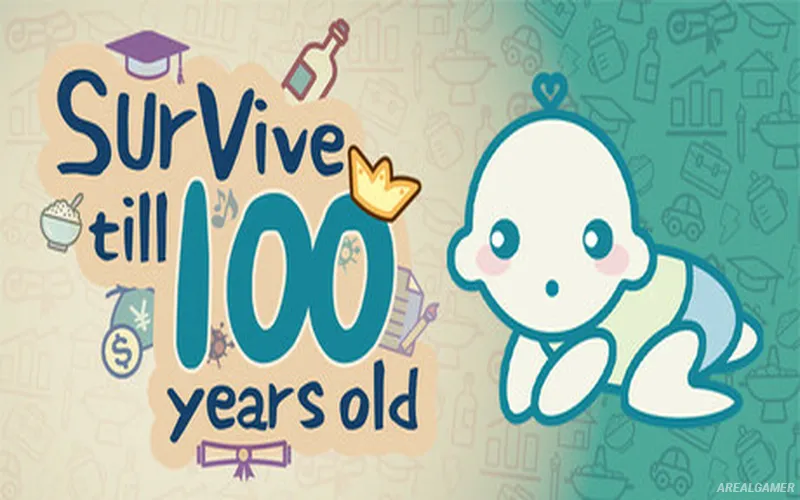 Survive till 100 years old Cover Art, Free Download, PC Game, Full Version