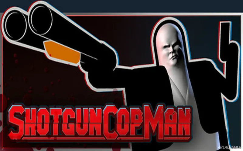 Shotgun Cop Man Cover Art, Free Download, PC Game, Full Version