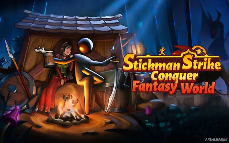 Stickman Strikes: Conquer Fantasy World Cover Art, Free Download, PC Game, Full Version
