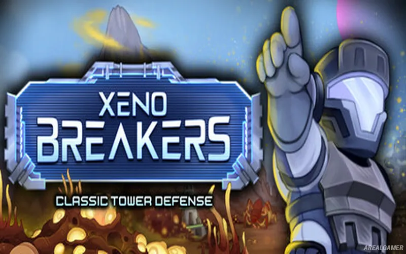 XENOBREAKERS: Classic Tower Defense Cover Art, Free Download, PC Game, Full Version