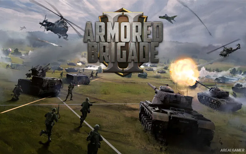 Armored Brigade II Cover Art, Free Download, PC Game, Full Version