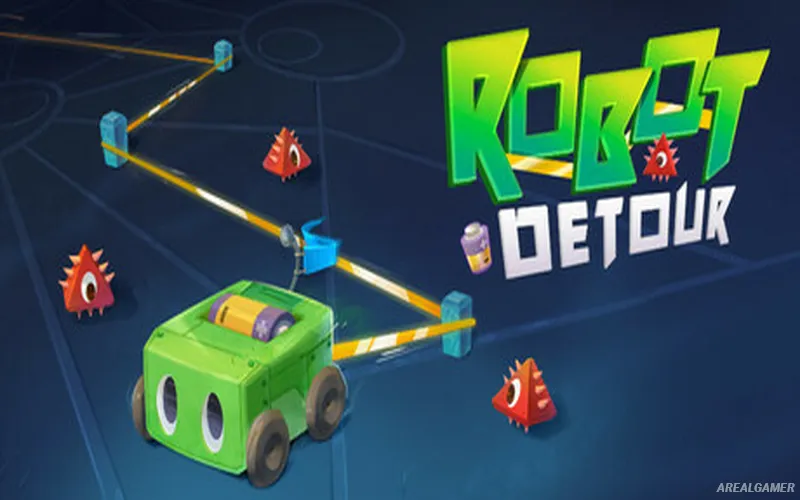 Robot Detour Cover Art, Free Download, PC Game, Full Version