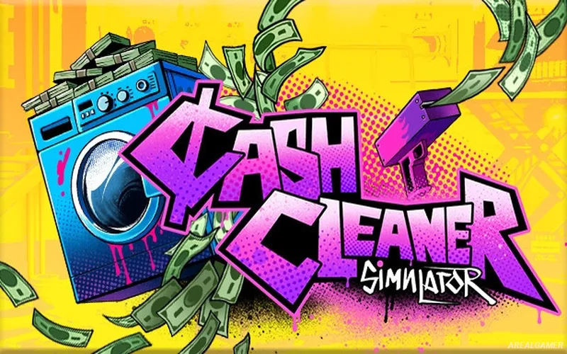 Cash Cleaner Simulator Cover Art, Free Download, PC Game, Full Version