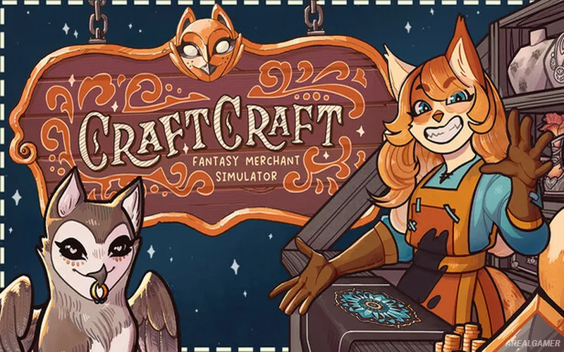 CraftCraft: Fantasy Merchant Simulator Cover Art, Free Download, PC Game, Full Version