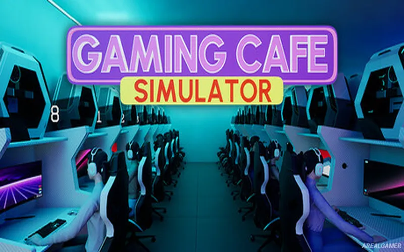 Gaming Cafe Simulator Cover Art, Free Download, PC Game, Full Version