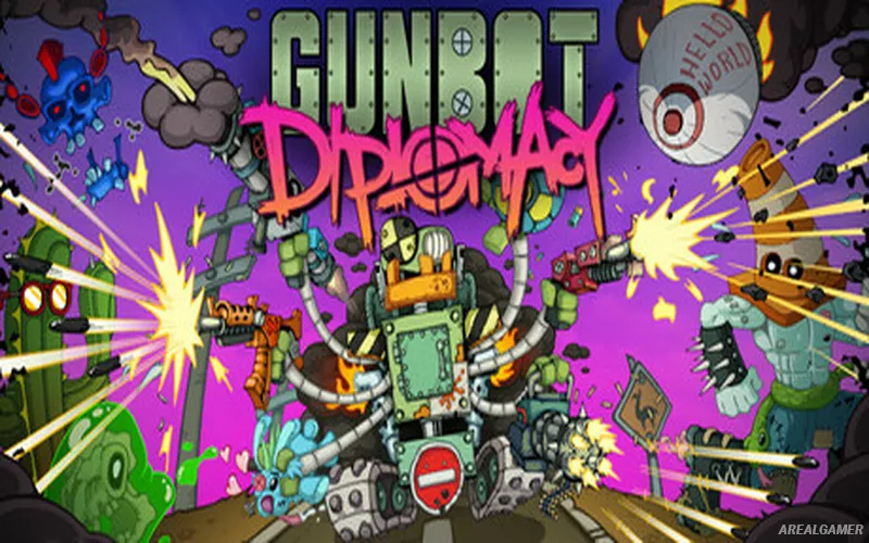 Gunbot Diplomacy Cover Art, Free Download, PC Game, Full Version