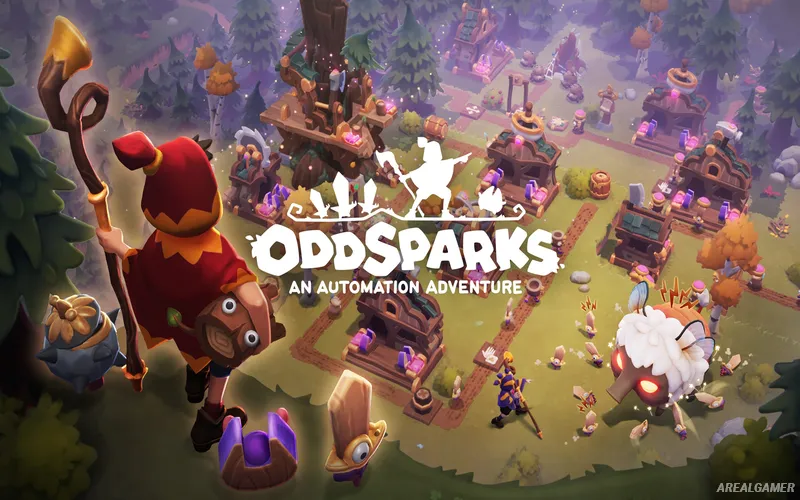Oddsparks: An Automation Adventure Cover Art, Free Download, PC Game, Full Version