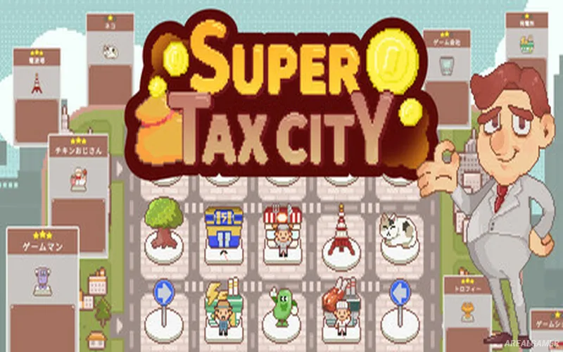 SuperTaxCity Cover Art, Free Download, PC Game, Full Version