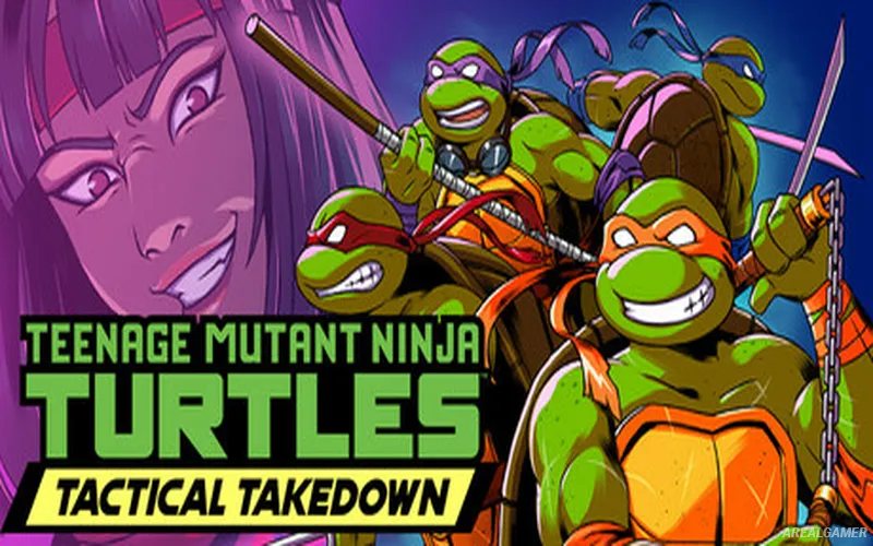 Teenage Mutant Ninja Turtles: Tactical Takedown Cover Art, Free Download, PC Game, Full Version