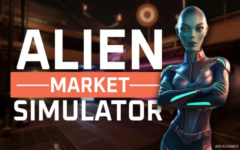Alien Market Simulator Cover Art, Free Download, PC Game, Full Version
