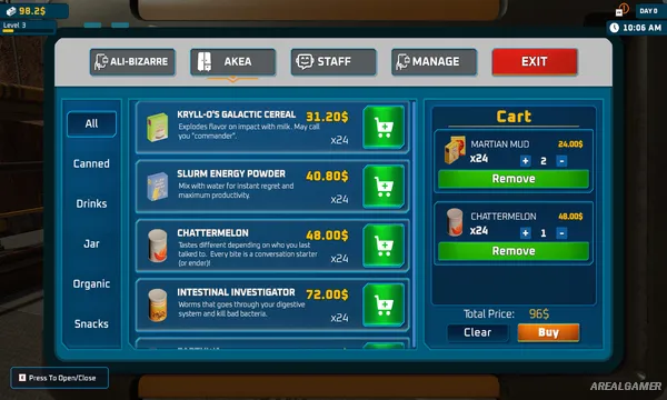 Alien Market Simulator Screenshot 1, Free Download, PC Game, Full Version