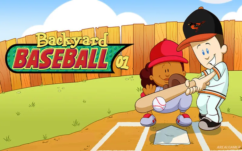 Backyard Baseball '01 Cover Art, Free Download, PC Game, Full Version