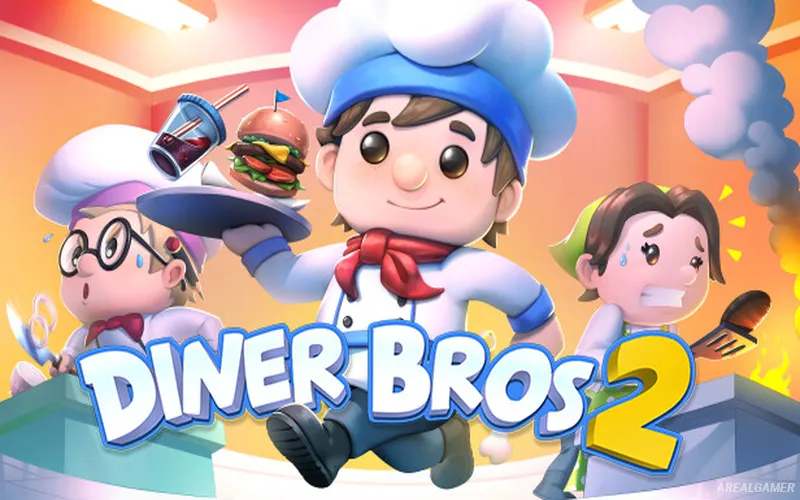 Diner Bros 2 Cover Art, Free Download, PC Game, Full Version