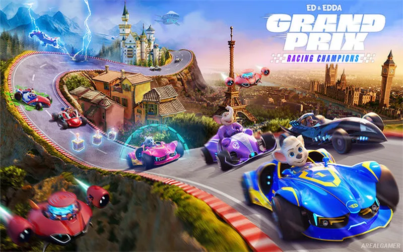 Ed & Edda: GRAND PRIX – Racing Champions Cover Art, Free Download, PC Game, Full Version