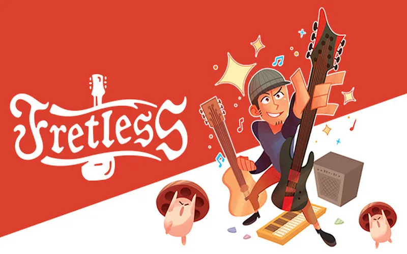 Fretless - The Wrath of Riffson Cover Art, Free Download, PC Game, Full Version