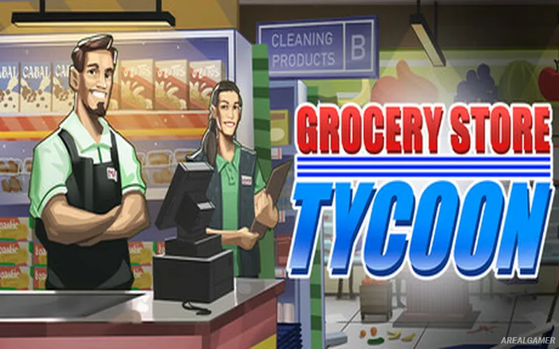 Grocery Store Tycoon Cover Art, Free Download, PC Game, Full Version