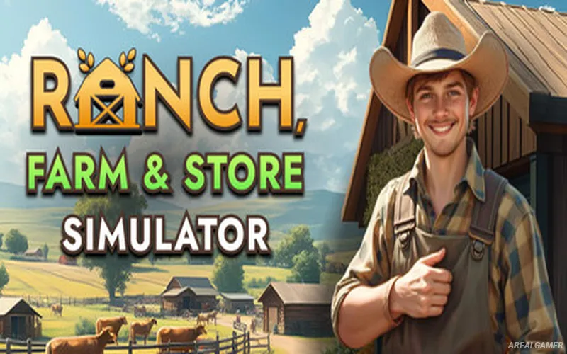 Ranch Farm and Store Simulator Cover Art, Free Download, PC Game, Full Version