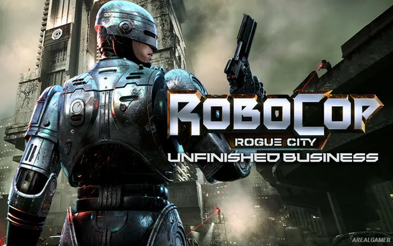 RoboCop: Rogue City - Unfinished Business Cover Art, Free Download, PC Game, Full Version