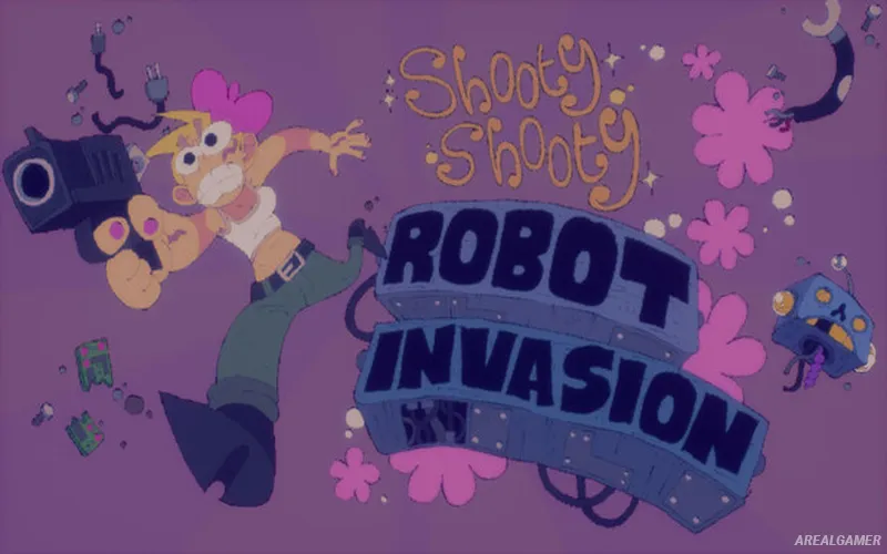Shooty Shooty Robot Invasion Cover Art, Free Download, PC Game, Full Version