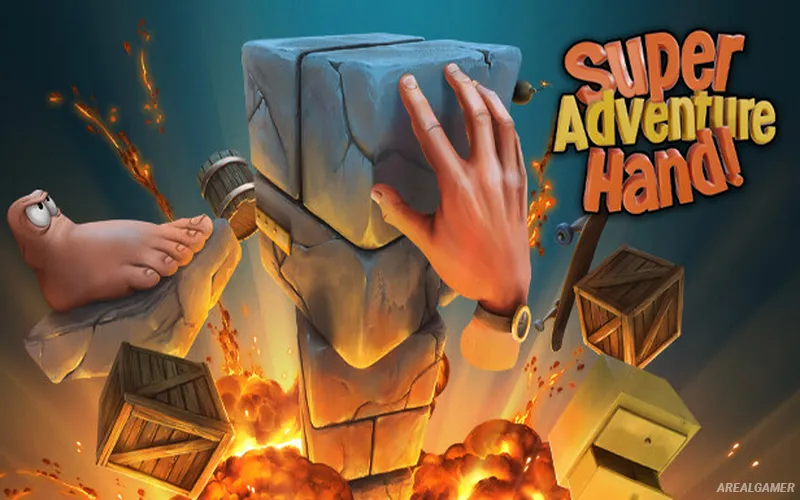 Super Adventure Hand Cover Art, Free Download, PC Game, Full Version