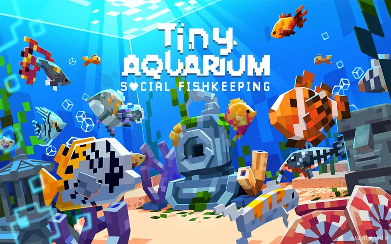 Tiny Aquarium: Social Fishkeeping Cover Art, Free Download, PC Game, Full Version