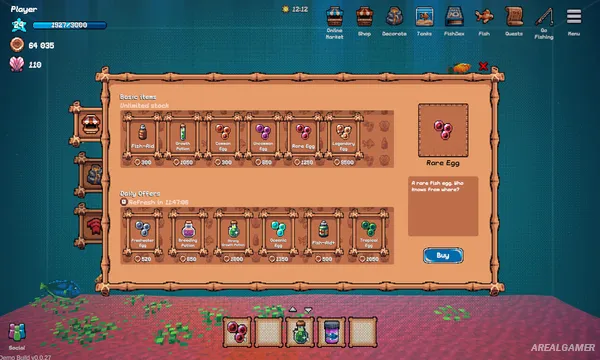 Tiny Aquarium: Social Fishkeeping Screenshot 1, Free Download, PC Game, Full Version