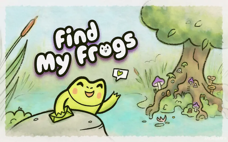 Find My Frogs Cover Art, Free Download, PC Game, Full Version