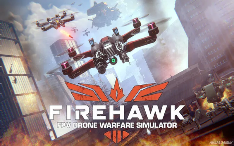 Firehawk FPV: Drone Fighter Cover Art, Free Download, PC Game, Full Version