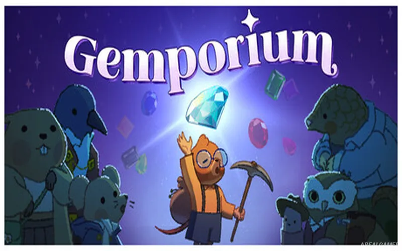 Gemporium: A Cute Mining Sim Cover Art, Free Download, PC Game, Full Version
