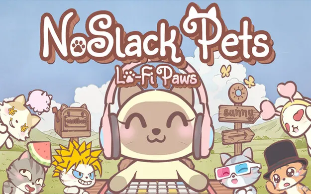 NoSlack Pets: Lo-Fi Paws Cover Art