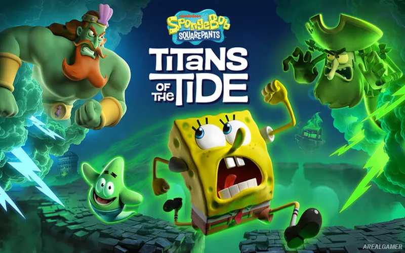 SpongeBob SquarePants: Titans of the Tide Cover Art