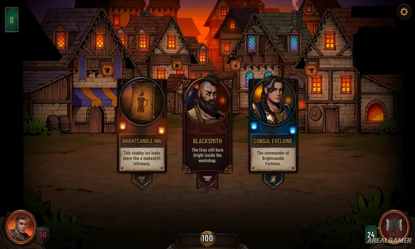 Dawncaster | The RPG Cardventure Screenshot 2