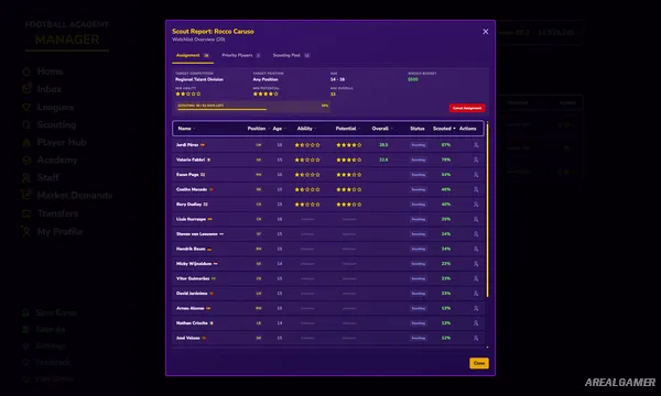 Football Academy Manager Screenshot 3